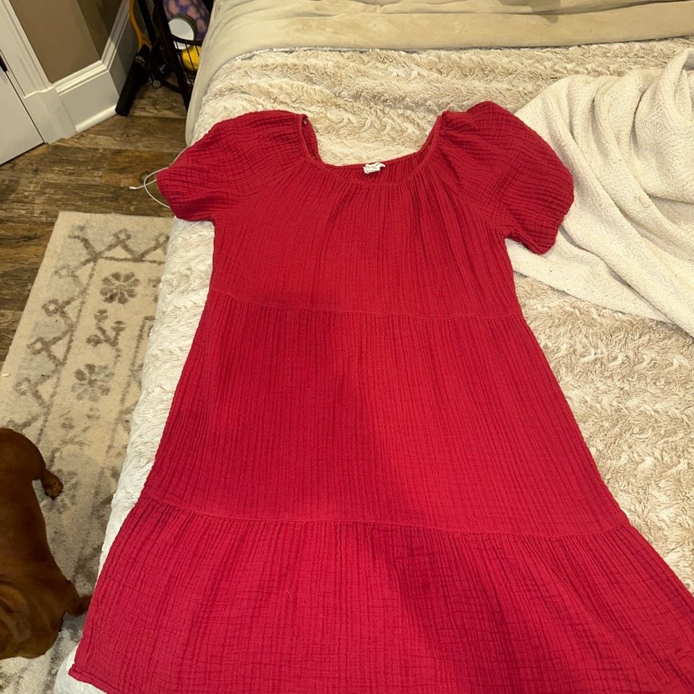 beachlunchlounge Red Midi Dress
